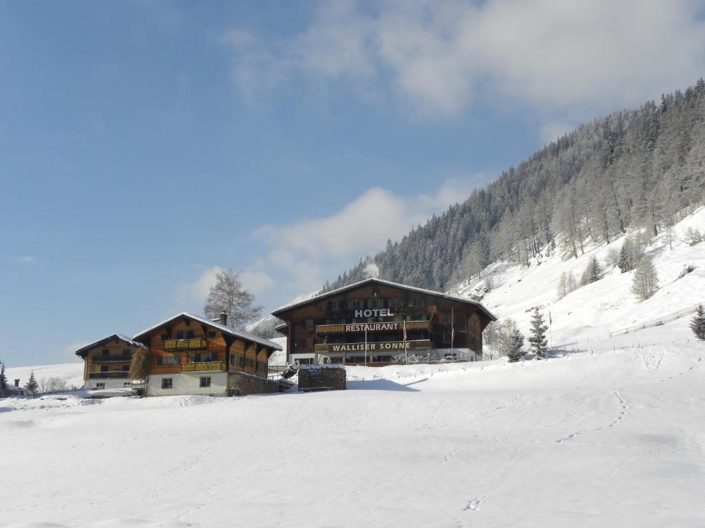 Hotel Restaurant Walliser Sonne Reckingen Exterior photo